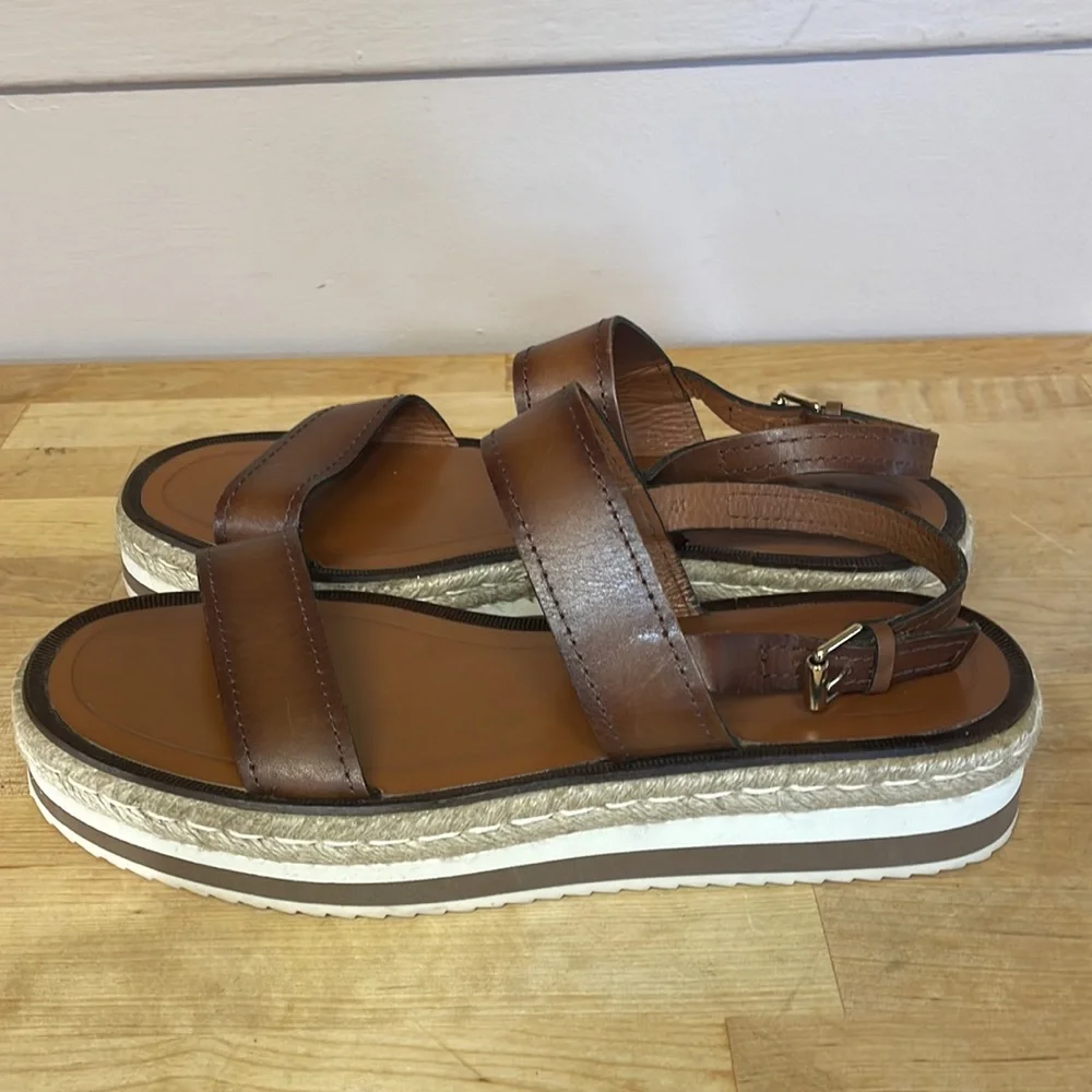 Massimo Dutti leather sandals size 10 - Picture 2 of 16